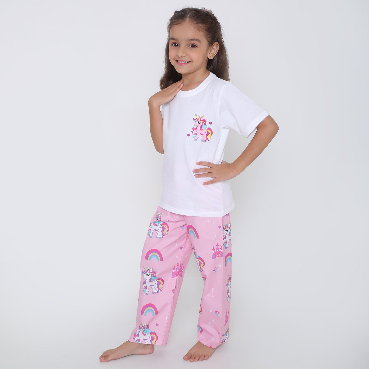 Unicorn t-shirt pyjama set