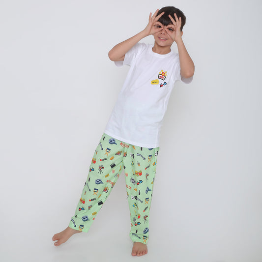 Netflix t-shirt pyjama set