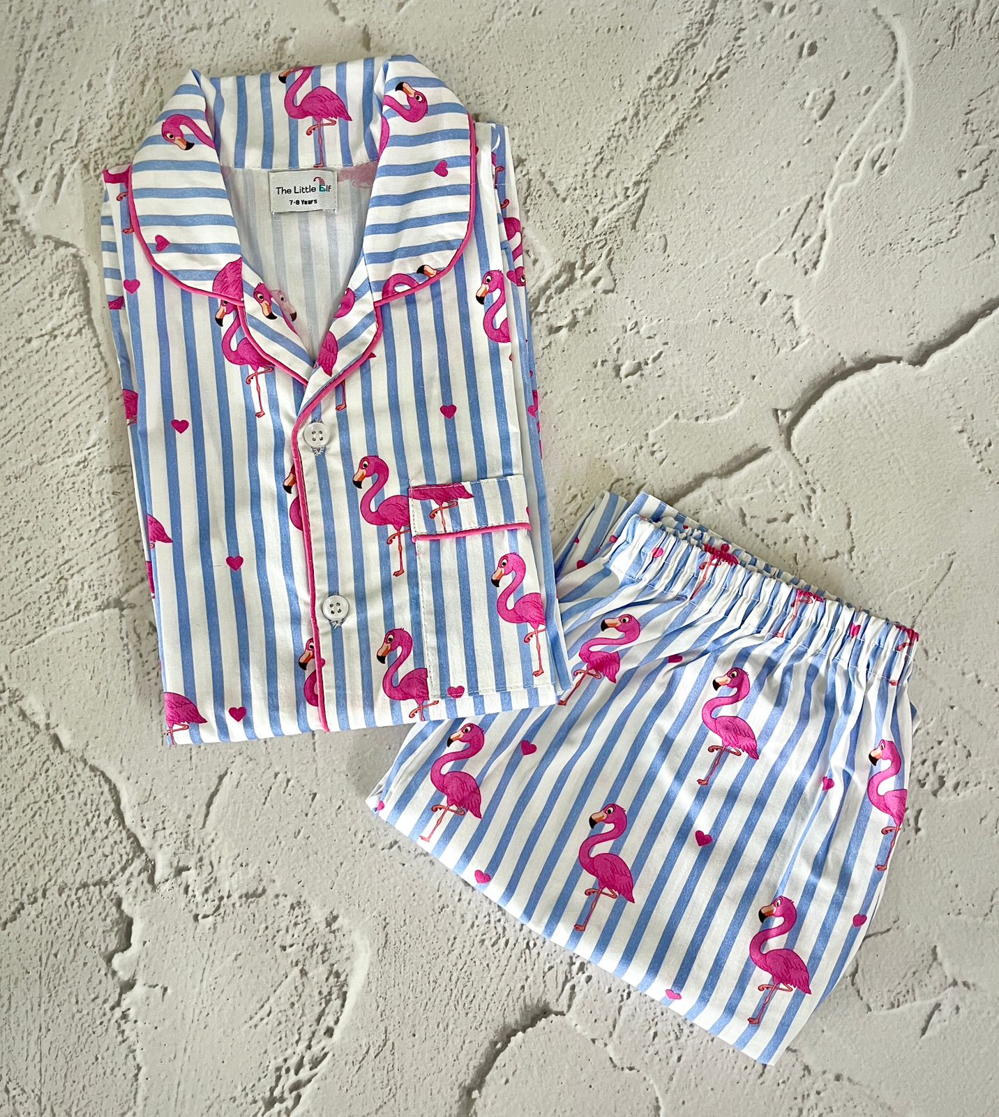 Flamingo with Stripes Nightsuit