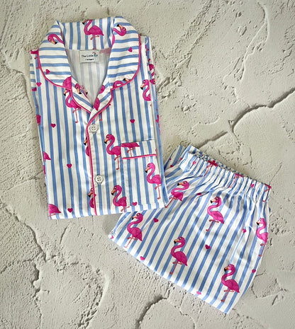 Flamingo with Stripes Nightsuit